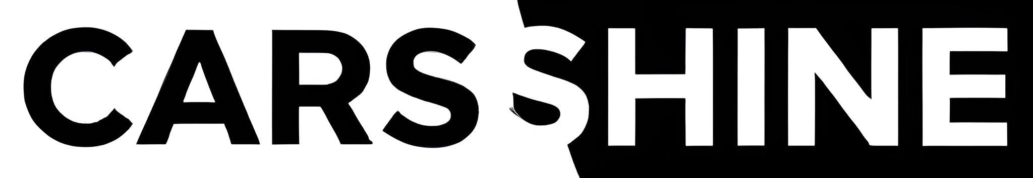 Carsshine Logo white and black